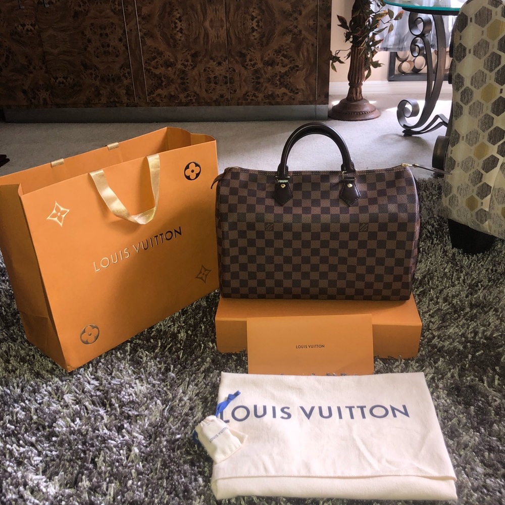 Louis Vuitton Speedy 35 Damier Ebene